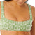 Rip Curl Summer Check Jacquard Crop Bikini Top - Women's Green