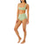 Rip Curl Summer Check Jacquard Crop Bikini Top - Women's Green