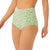 Rip Curl Summer Check Jacquard Boyleg Bikini Bottom - Women's Green
