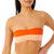 Rip Curl Surf Revival Bandeau Bikini Top - Women's Hot Orange