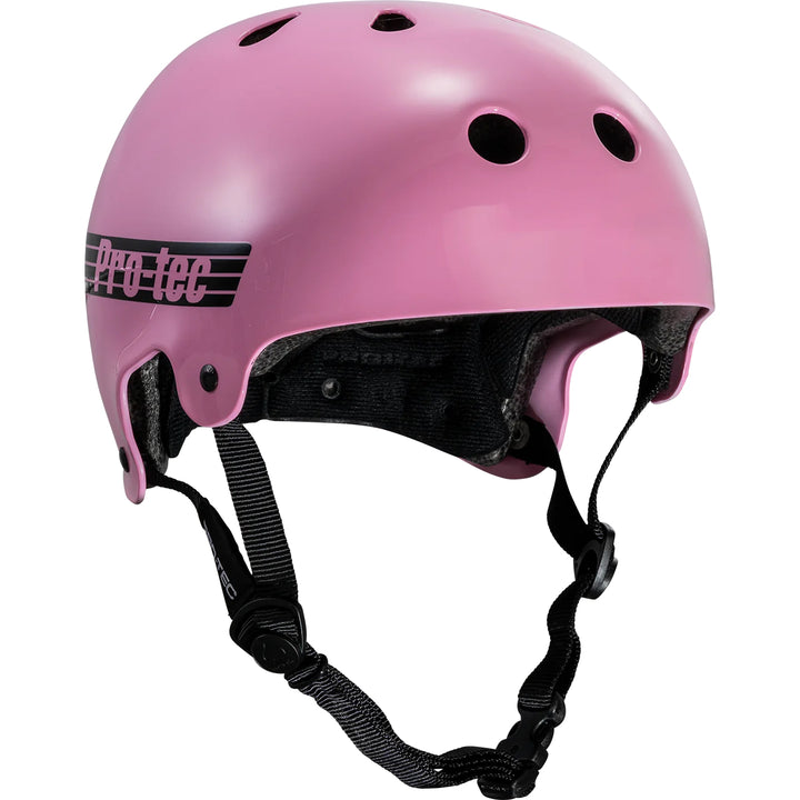Pro-Tec Old School Skateboard Helmet Gloss Pink