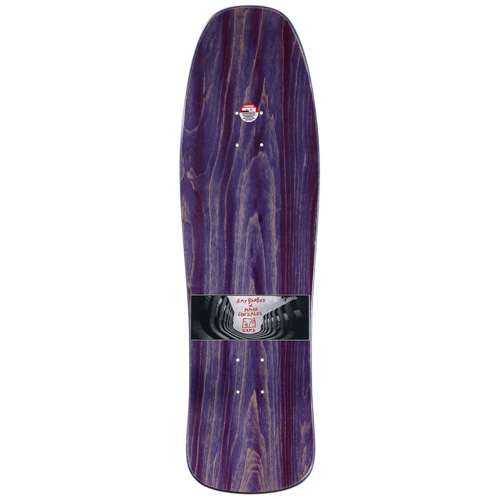 Krooked Barbee Aperture Shaped 9.5 Skateboard Deck
