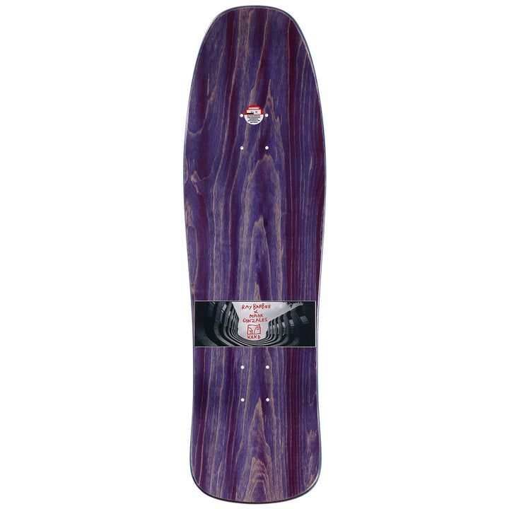 Krooked Barbee Aperture Shaped 9.5 Skateboard Deck