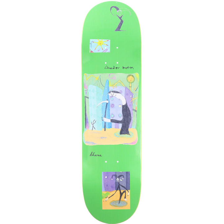 There Skateboards Chandler Joker In The Pack True Fit 8.5 Skateboard Deck