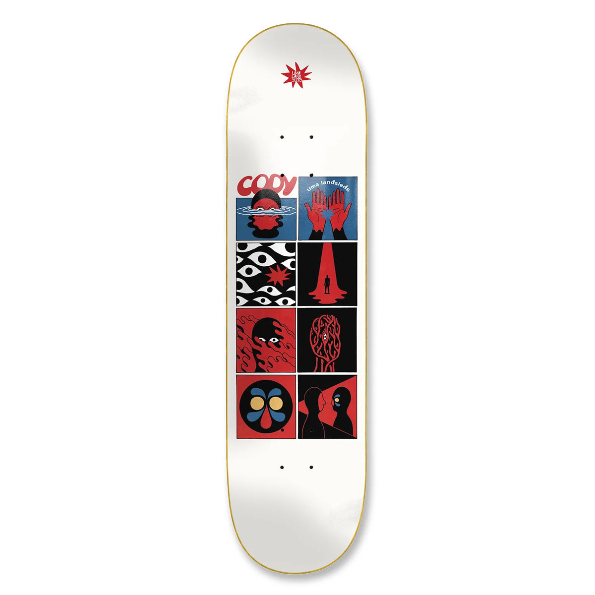 Uma Landsleds Cody Tales 8.38 Skateboard Deck