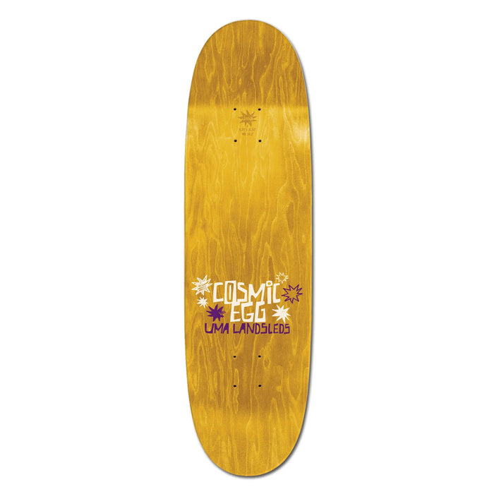 Uma Landsleds Cosmic Egg Shaped 9.0 Skateboard Deck
