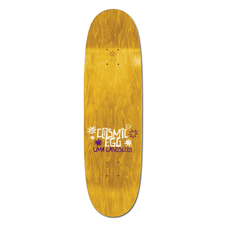 Uma Landsleds Cosmic Egg Shaped 9.0 Skateboard Deck