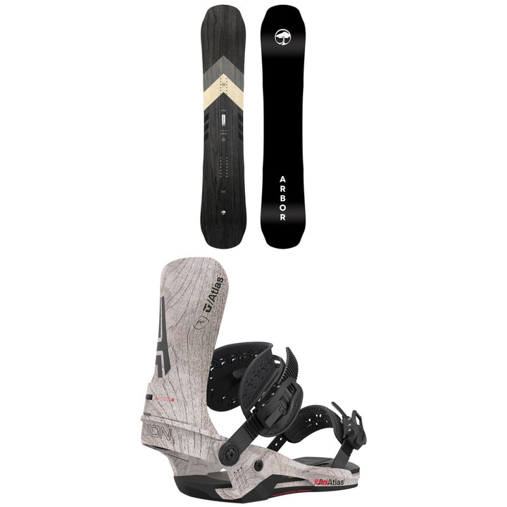 Arbor Coda Camber Snowboard + Union Atlas Snowboard Binding 2023