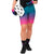 Shredly All Time 11" Zipper Snap Mid-Rise Shorts - Women's Rainbow Ombre