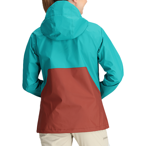 Outdoor Research Apollo Rain Jacket - Women's Tropical/Brick