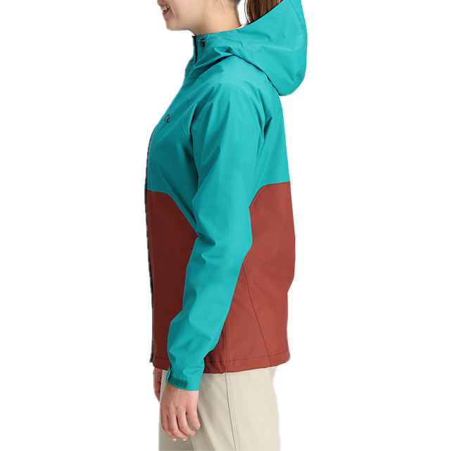 Outdoor Research Apollo Rain Jacket - Women's Tropical/Brick