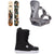 DC Star Wars Boba Fett Ply Snowboard + Burton Freestyle Snowboard Bindings + DC Phase Snowboard Boots 2023