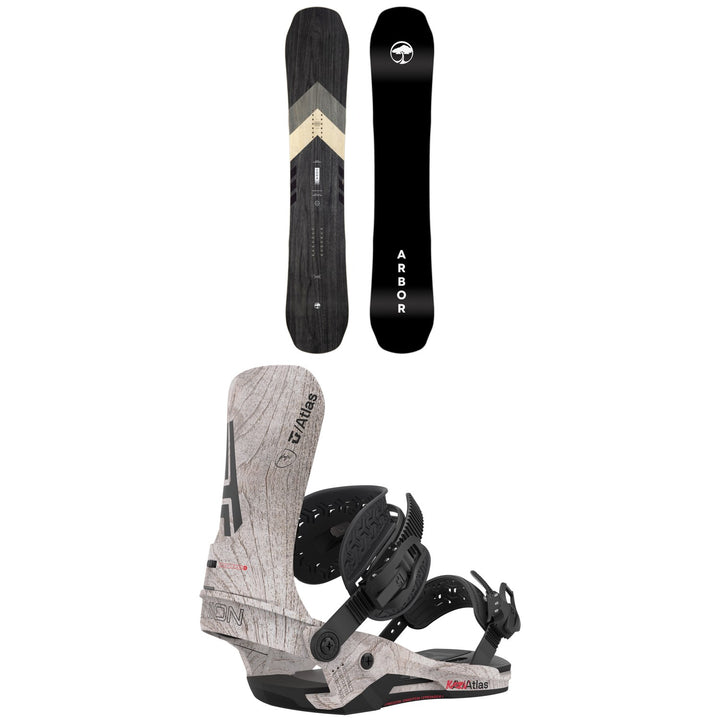 Arbor Coda Rocker Snowboard + Union Atlas Snowboard Binding 2023