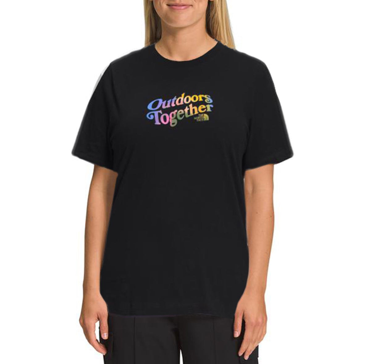 The North Face Pride Short-Sleeve Tee - Women's TNF Black/Ombre Graphic