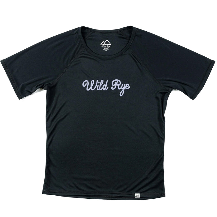 Wild Rye Skylar Short Sleeve Jersey - Girls' Black