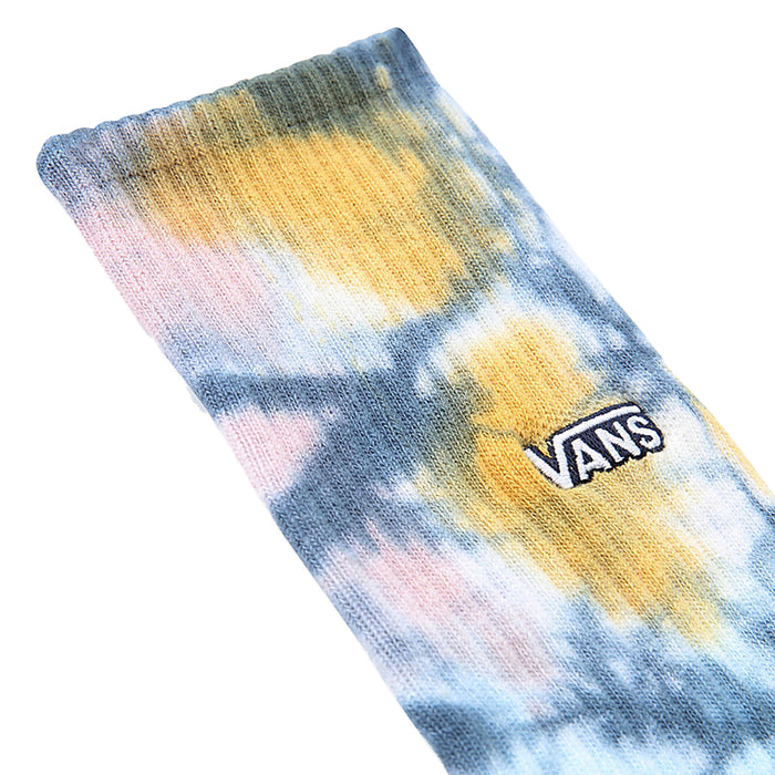Vans Seasonal Tie-Dye II Crew Socks Blue Glow