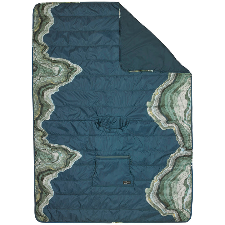 Therm-a-Rest Honcho Poncho OuterSpace Blue/Topo Wave