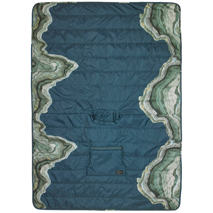 Therm-a-Rest Honcho Poncho OuterSpace Blue/Topo Wave