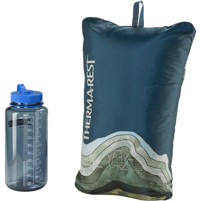 Therm-a-Rest Honcho Poncho OuterSpace Blue/Topo Wave
