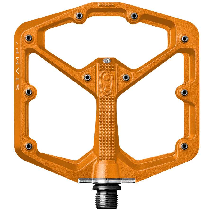 crankbrothers pedale stamp 7 Crank Brothers Pedals - Orange Rahmen:Gerahmt & montiert The outsole profiles of MYVELO Toronto MTB Fully Gt_Pants