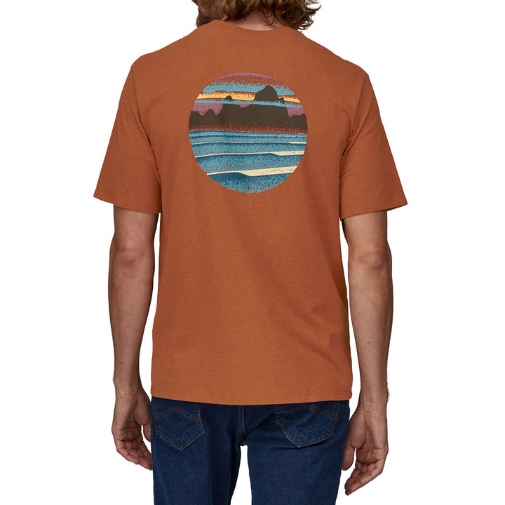 Patagonia Skyline Stencil Responsibili-Tee T-Shirt - Men's Fertile Brown