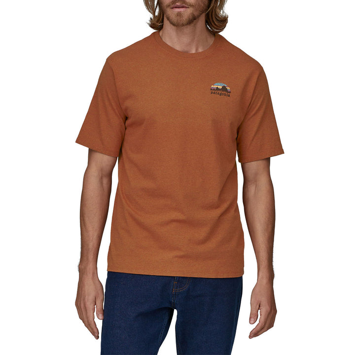 Patagonia Skyline Stencil Responsibili-Tee T-Shirt - Men's Fertile Brown