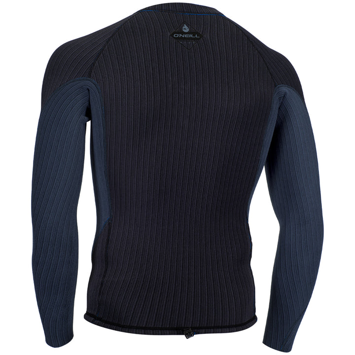 O'Neill 2mm Hyperfreak Comp-X Long Sleeve Top Black/Cadet Blue