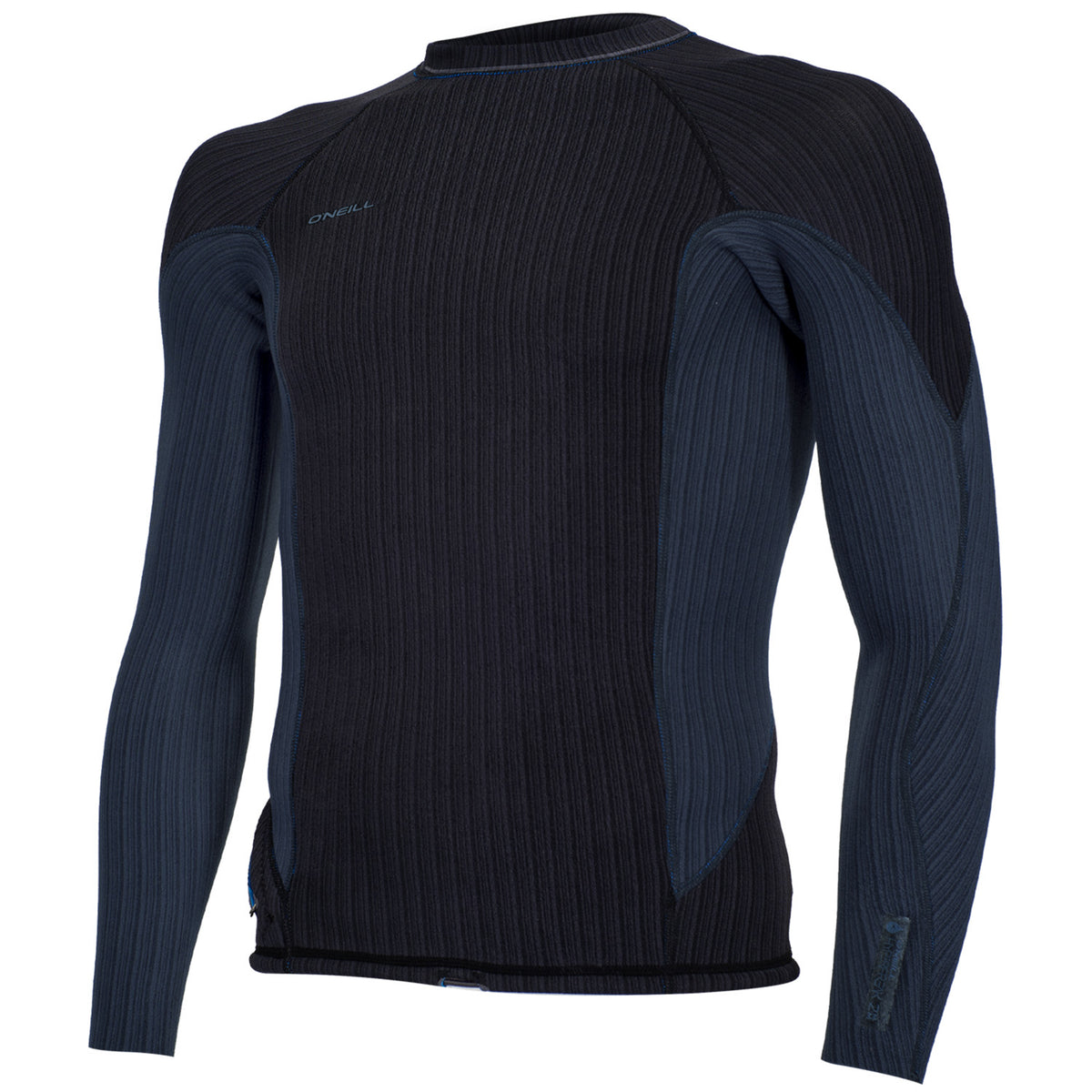 O'Neill 2mm Hyperfreak Comp-X Long Sleeve Top Black/Cadet Blue