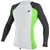 O'Neill Premium Skins Long Sleeve Rashguard White/Dayglo/Raven