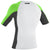 O'Neill Premium Skins Short Sleeve Rashguard White/Raven/Dayglo