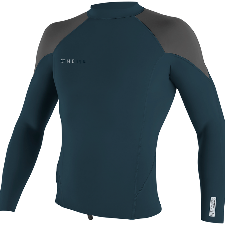 O'Neill 1.5mm Reactor-2 Long Sleeve Top Cadet Blue/Graphite/Cool Gray