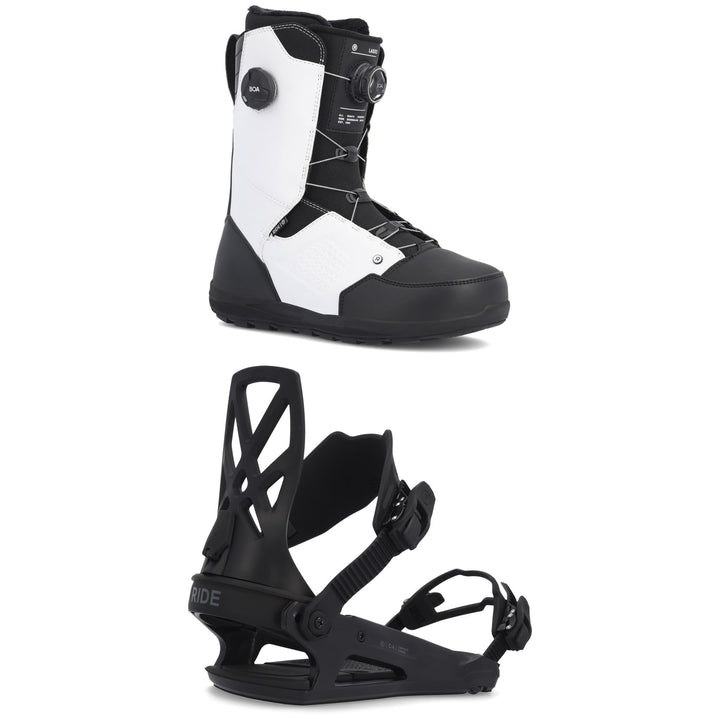 Ride Lasso Boa Snowboard Boots + C-4 Snowboard Bindings 2023