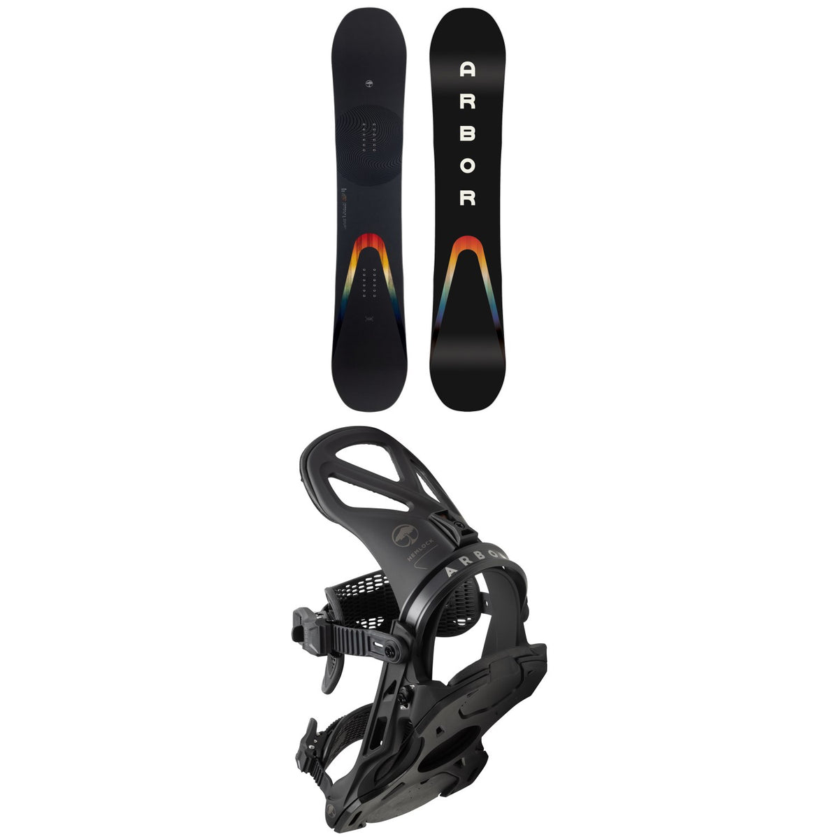 Arbor Formula Camber Snowboard + Hemlock Snowboard Bindings 2023