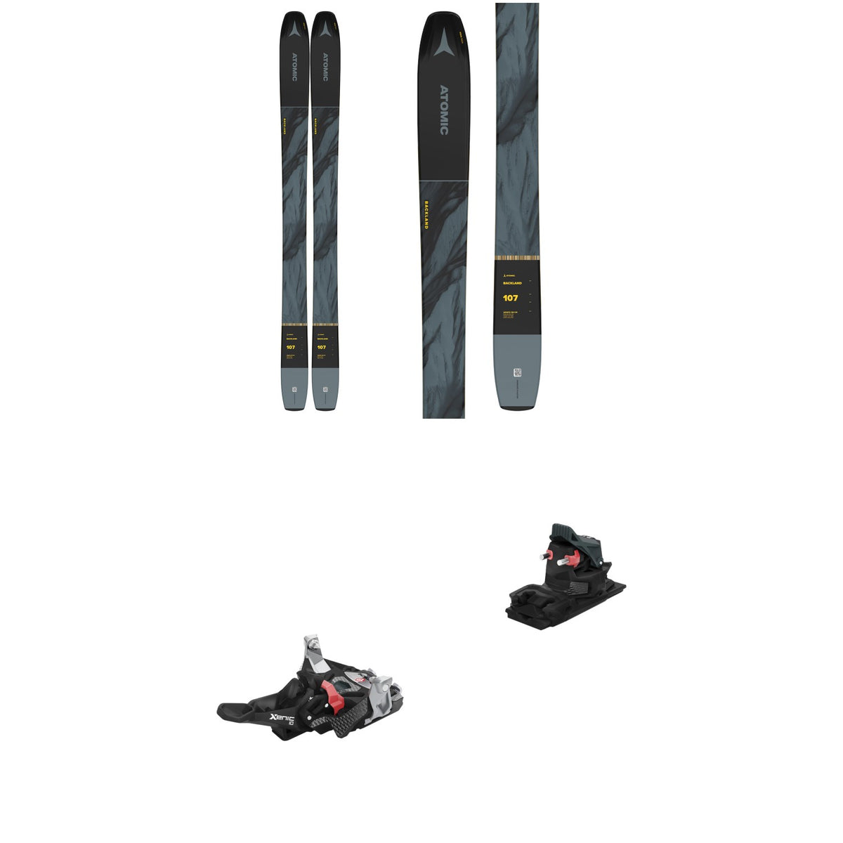 Atomic Backland 107 Skis + Fritschi Xenic 10 Alpine Touring Ski Bindings