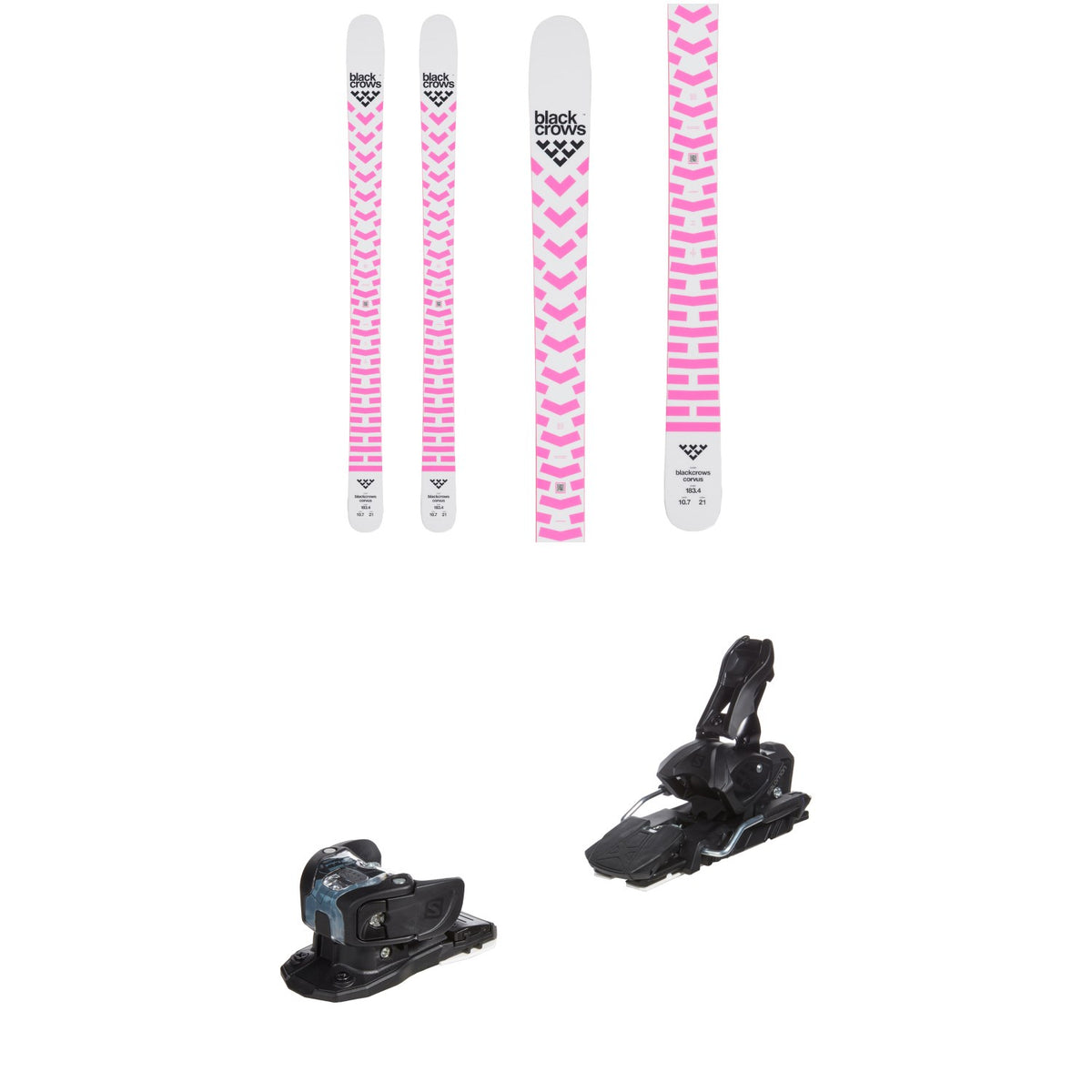 Black Crows Corvus Skis + Salomon Warden MNC 13 Ski Bindings 2023