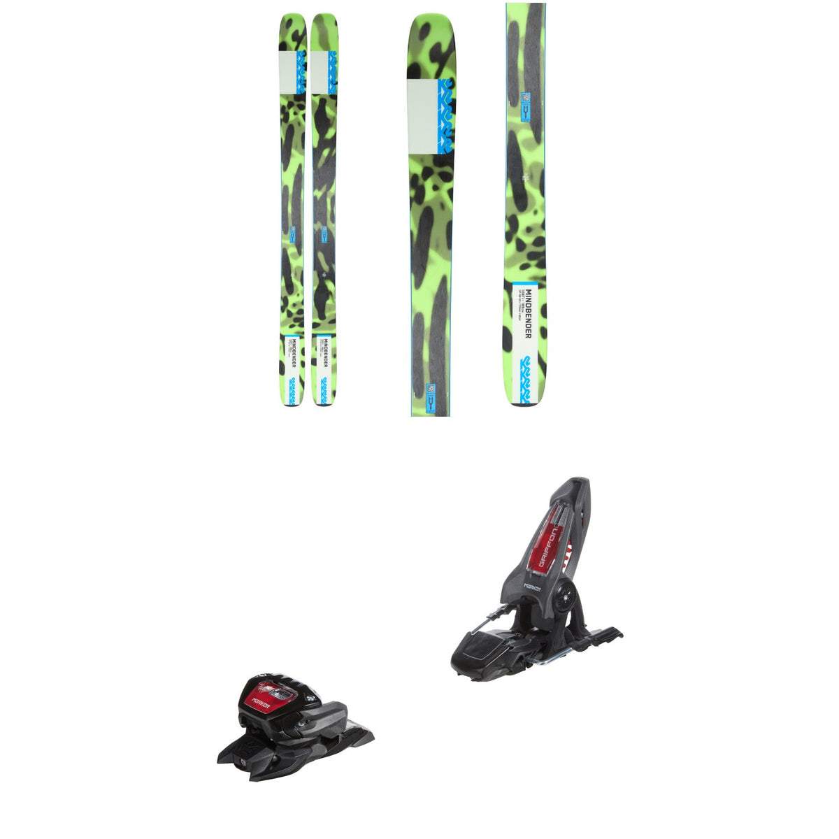K2 Mindbender 108 Ti Skis + Marker Griffon 13 ID Ski Bindings 2023