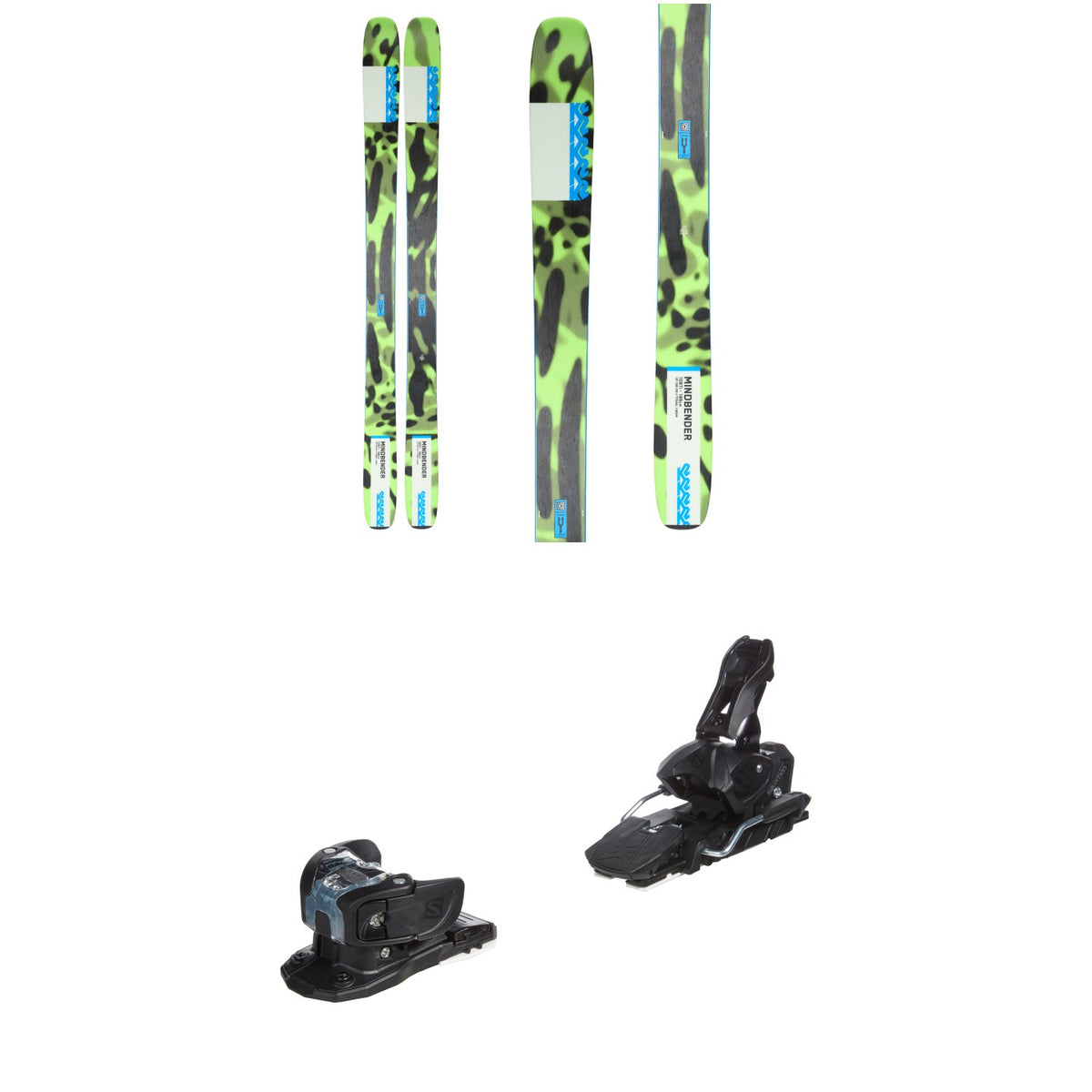 K2 Mindbender 108 Ti Skis + Salomon Warden MNC 13 Ski Bindings 2023