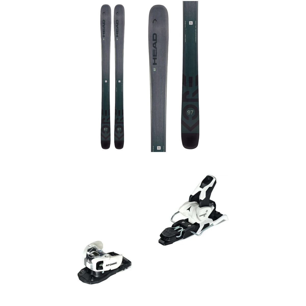 Head Kore 97 Skis - Women's + Atomic Warden MNC 11 Ski Bindings