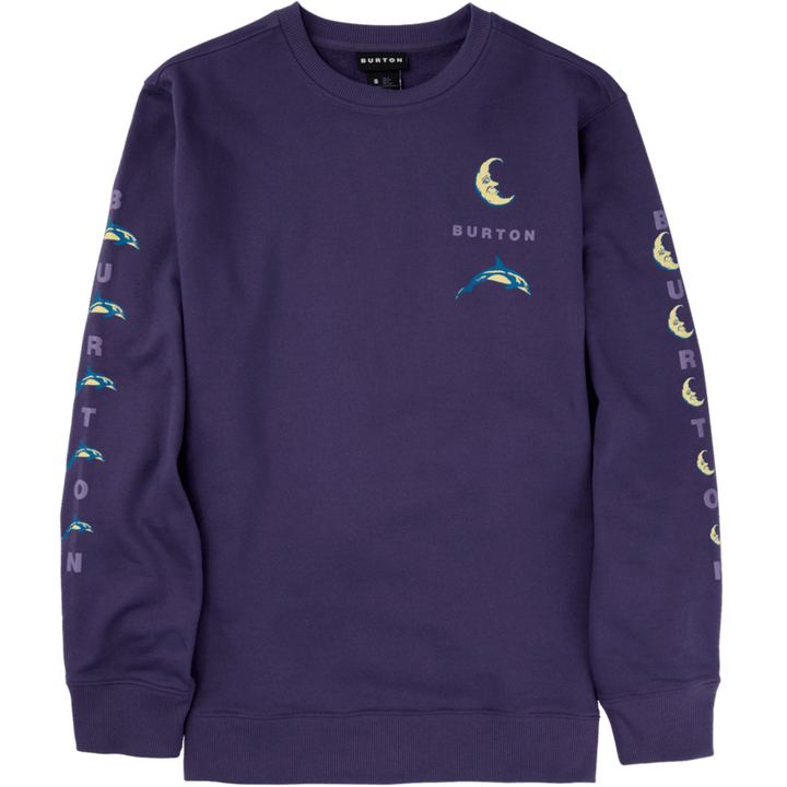 Burton 1996 Dolphin Crew Sweatshirt - Men's Violet Halo