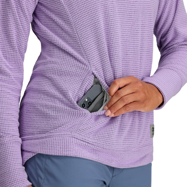 Outdoor Research Trail Mix Cowl Pullover - Women's Lavender