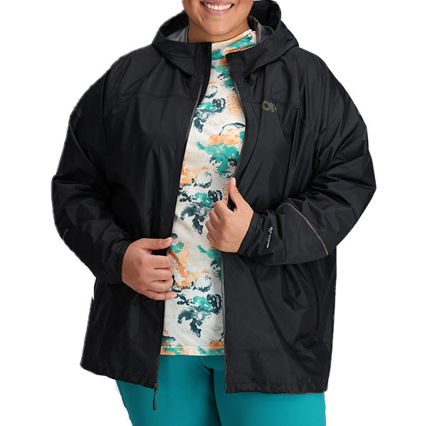 Outdoor Research Helium Plus Rain Jacket - Women's Black