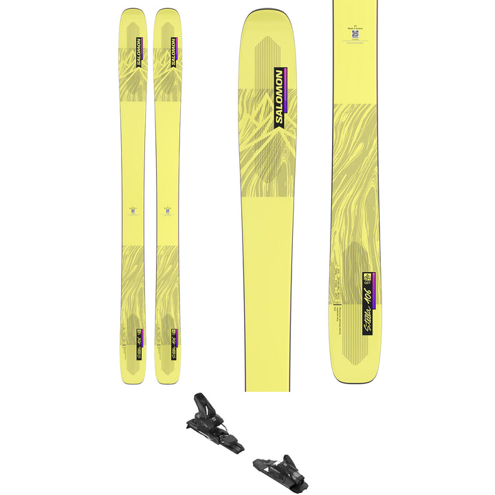 Salomon QST Stella 106 Skis + Salomon Strive 11 Demo Ski Bindings - Women's 2023