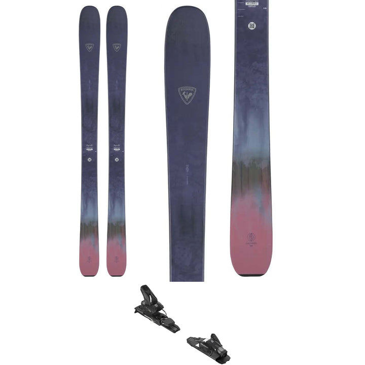 Rossignol Rallybird 102 Skis + Salomon Strive 11 Demo Ski Bindings - Women's 2023