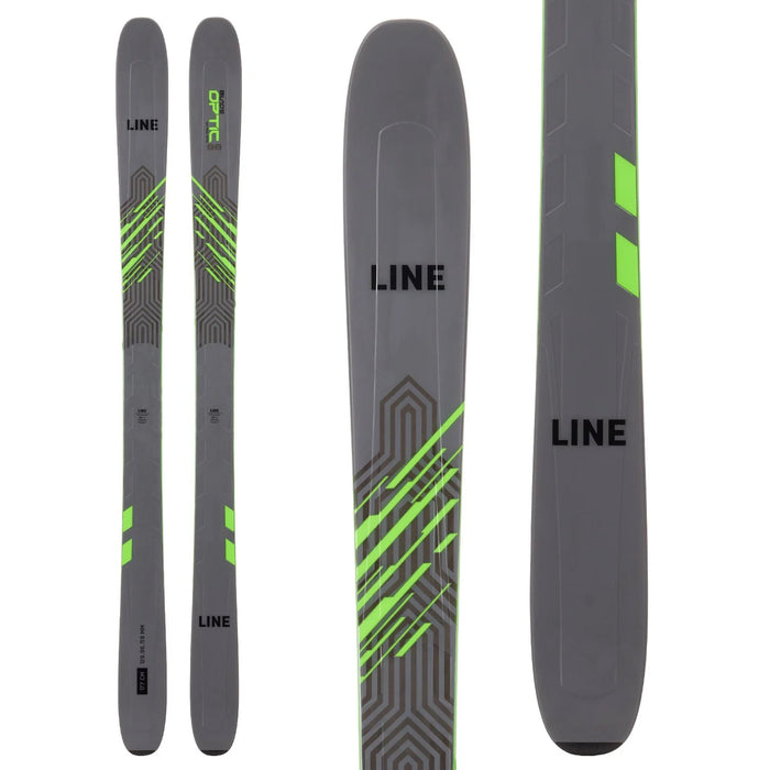 Line Skis Blade Optic 96 Skis + Salomon Strive 11 Demo Ski Bindings 2023