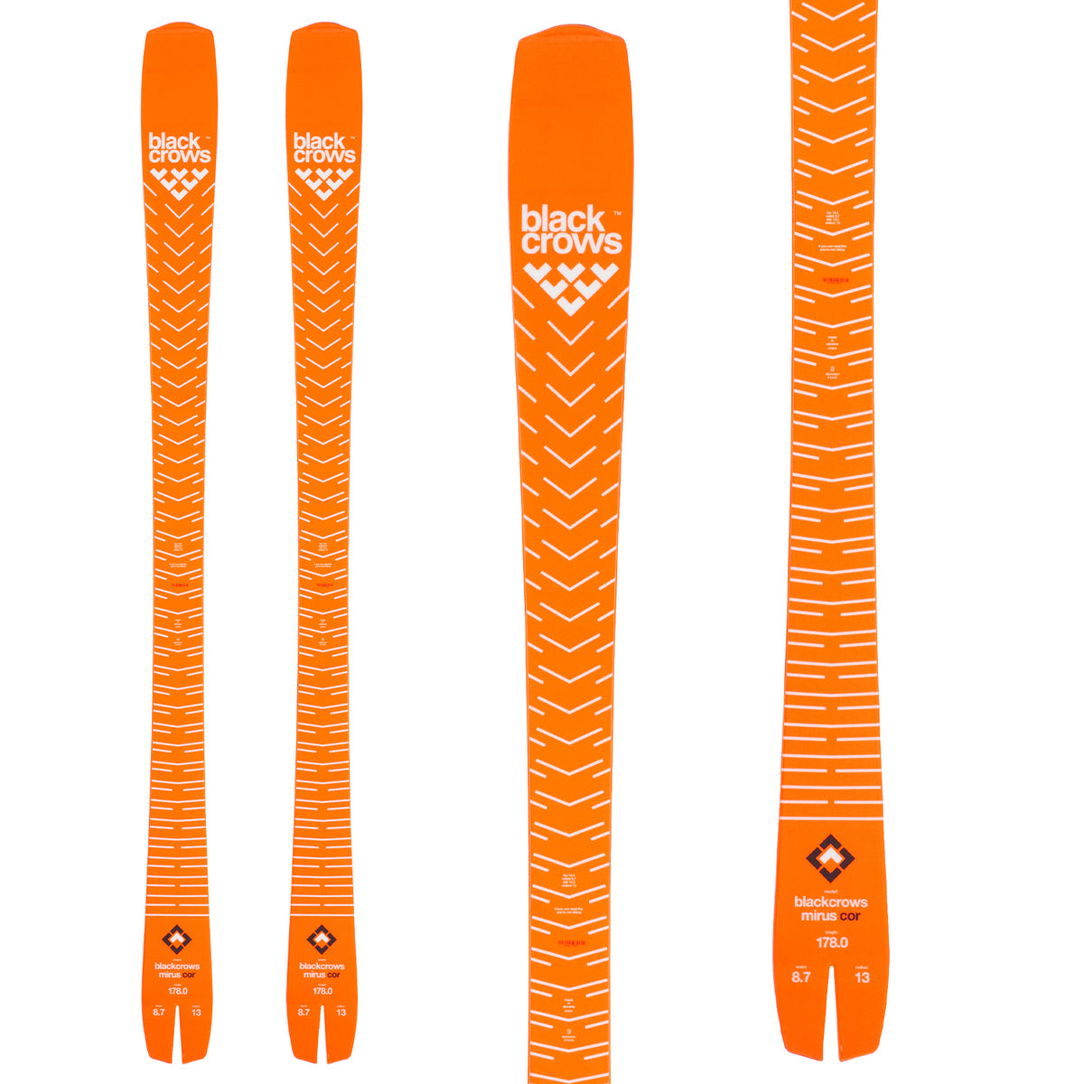 Black Crows Mirus Cor Skis + Salomon Strive 11 Demo Ski Bindings 2023