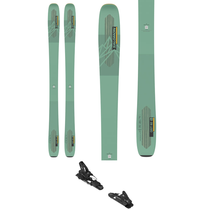 Salomon QST 92 Skis + Salomon Strive 13 Demo Ski Bindings 2023