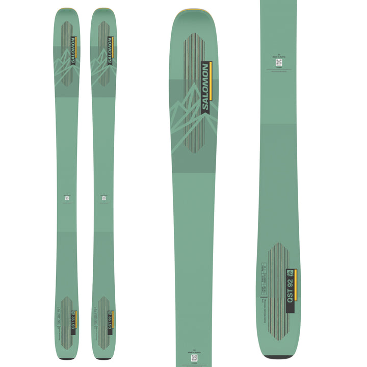 Salomon QST 92 Skis + Salomon Strive 13 Demo Ski Bindings 2023