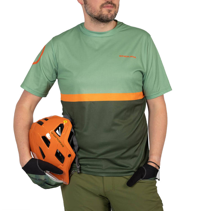 Endura SingleTrack Core II T-Shirt Tangerine