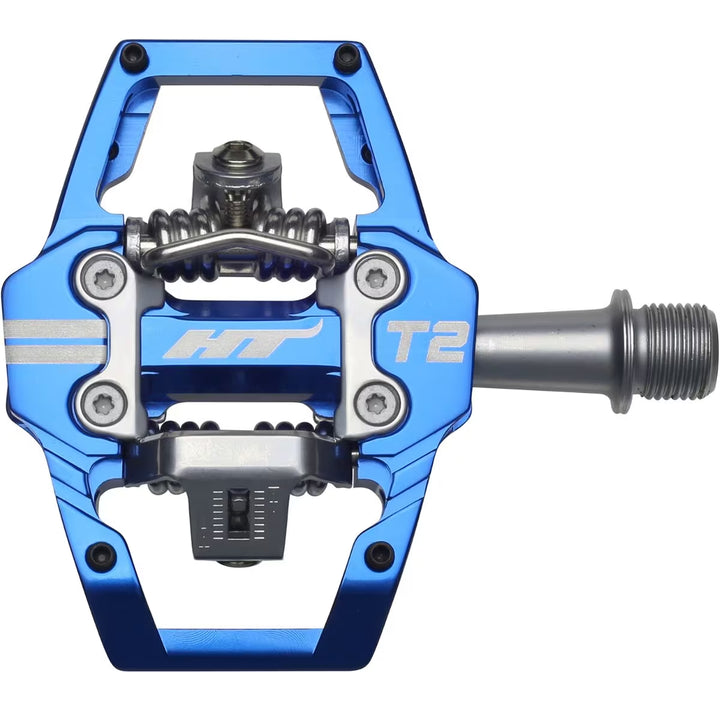 HT Components T2 Clipless Pedals Royal Blue