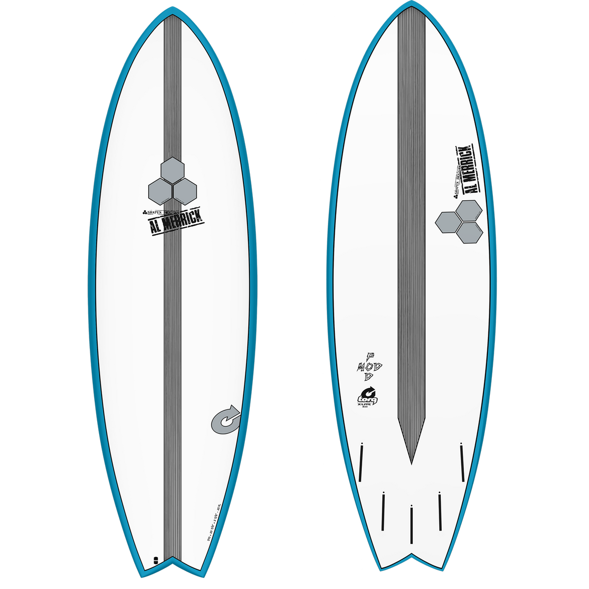 Torq Channel Islands X-Lite Pod Mod 5'6" Surfboard Blue
